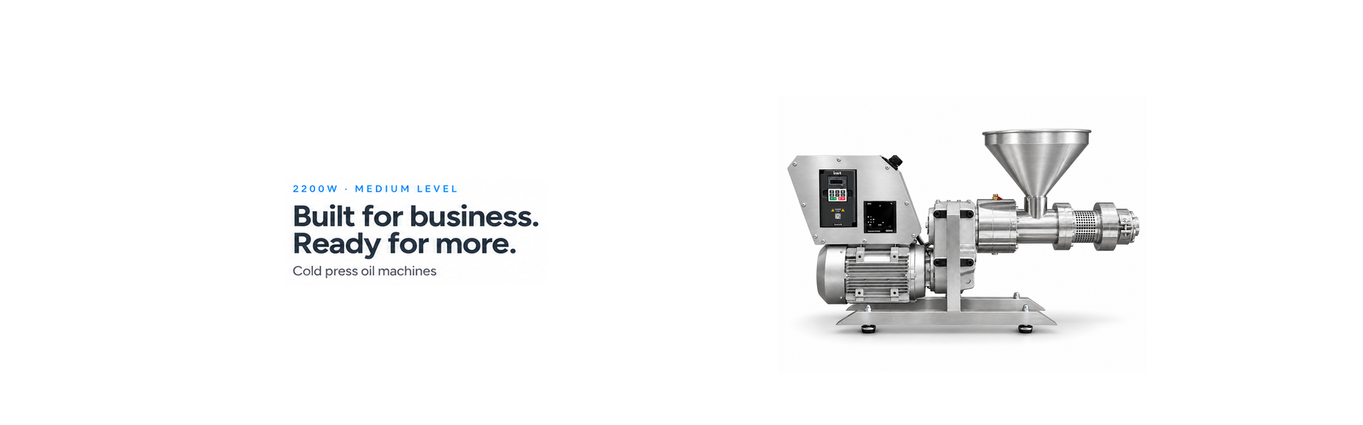 2200W – Medium Level Cold Press Oil Machine 2200W – Medium Level Cold Press Oil Machine